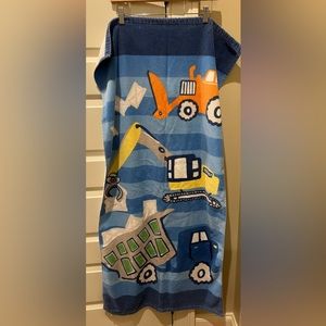 Pottery Barn Kids Construction Vehicle Beach Towel